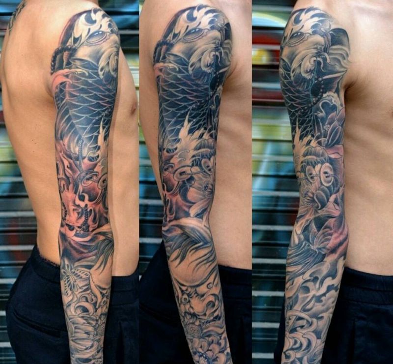 花臂纹身纹身图片