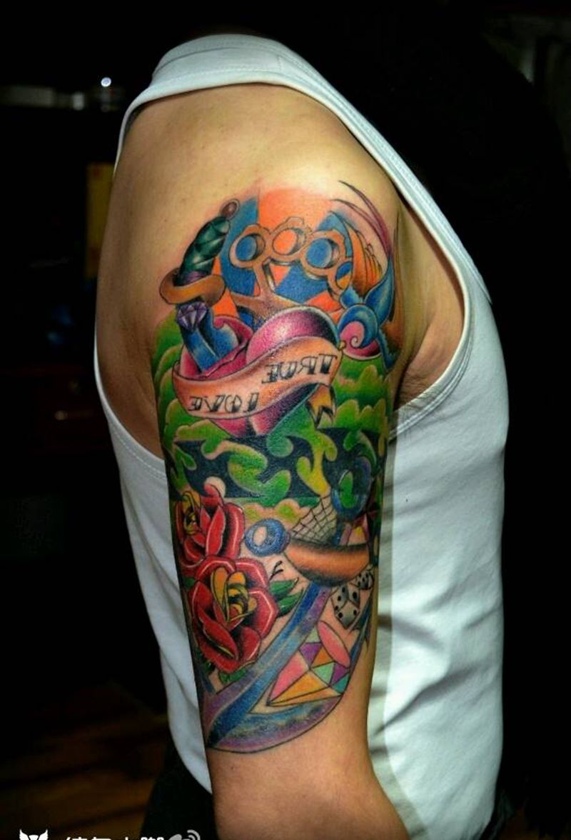 花臂纹身纹身图片