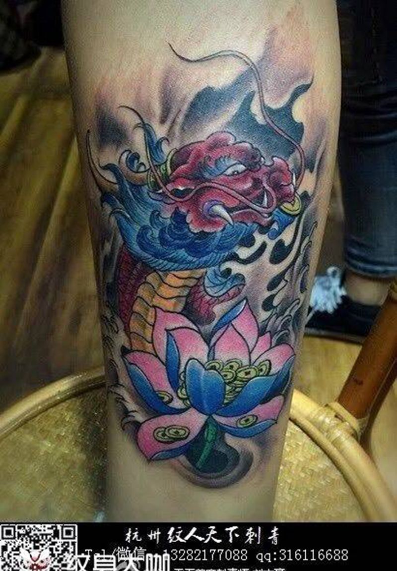 招财貔貅纹身图片