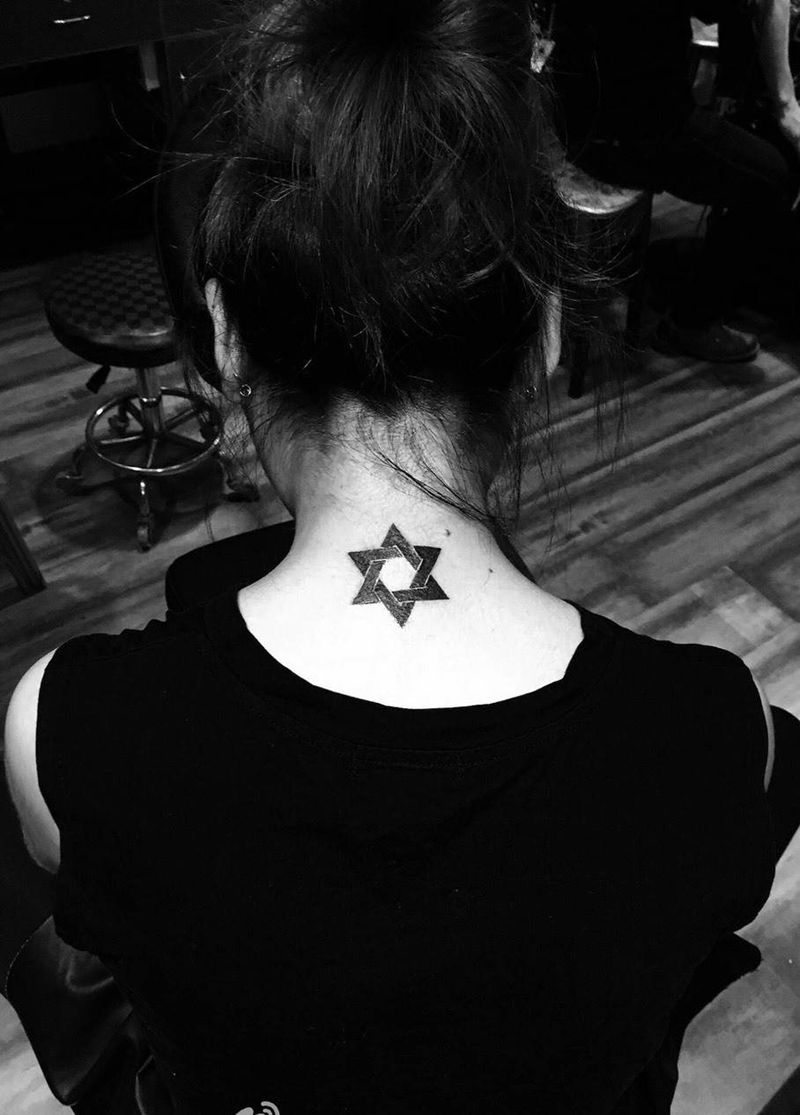 六芒星纹身图片