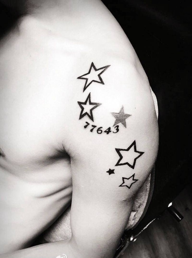 星星控纹身图片