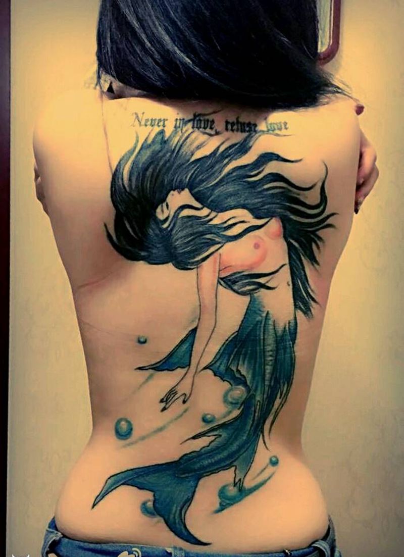 满背纹身纹身图片