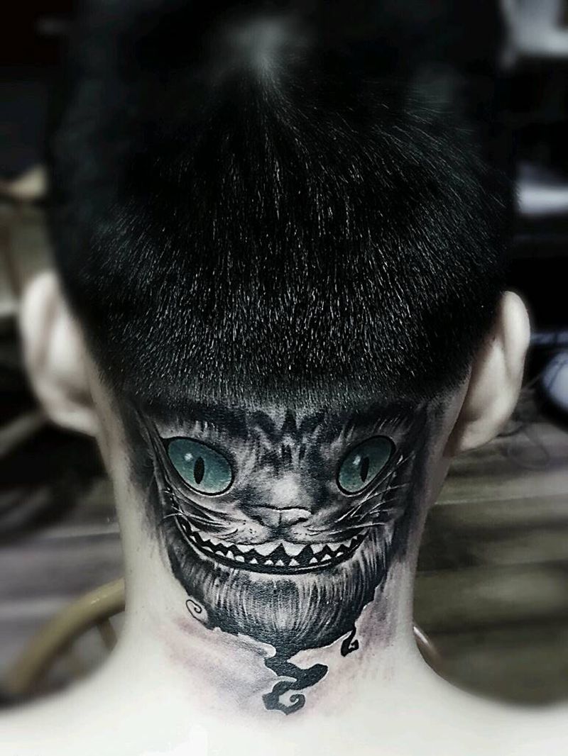 柴郡猫纹身图片