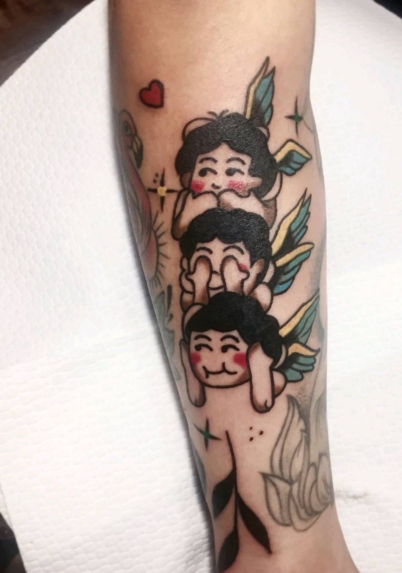 不一样的纹身纹身图片_手臂Old School纹身图案