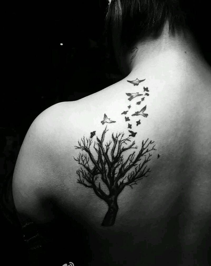 树纹身图片