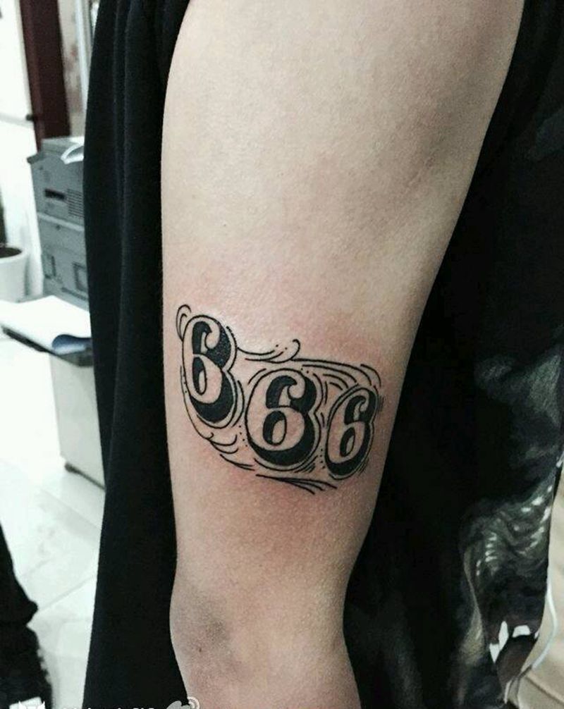 666纹身图片