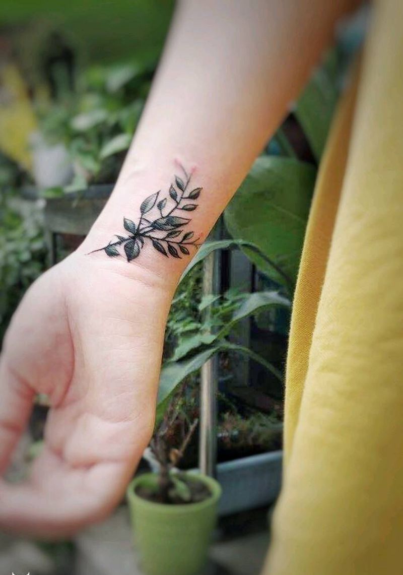 手腕纹身纹身图片_手臂纹身图案