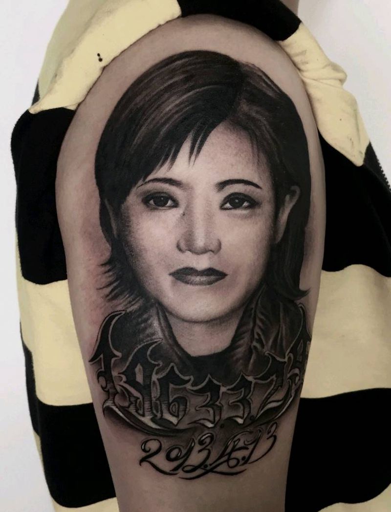 人物纹身，肖像纹身纹身图片_手臂新传统纹身图案