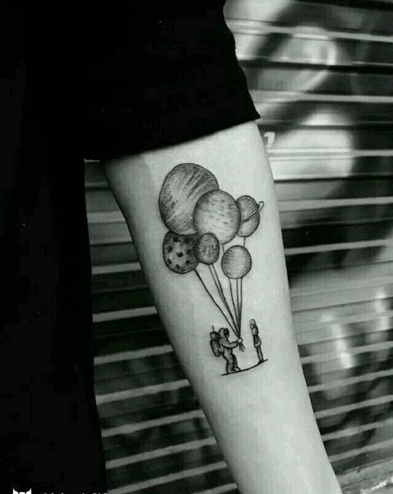 气球纹身图片