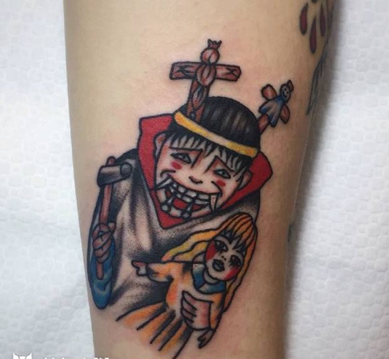 小丑纹身纹身图片