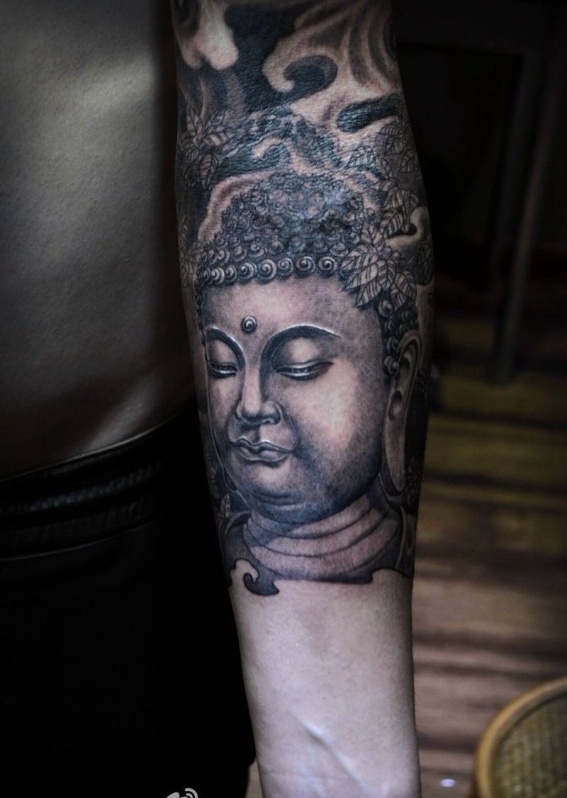 花臂修改纹身图片