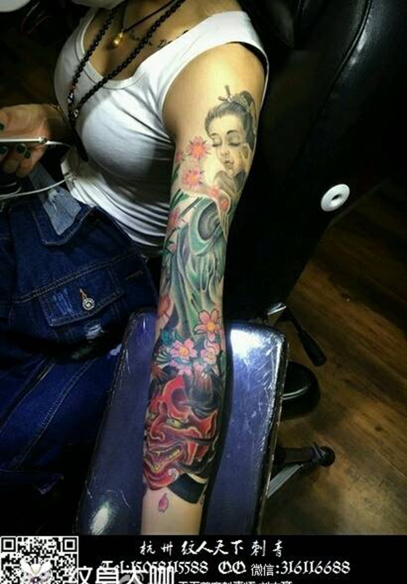 花臂纹身纹身图片