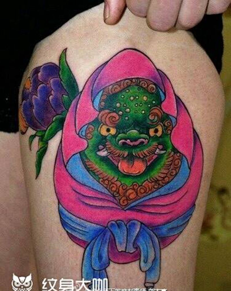 大腿纹身纹身图片