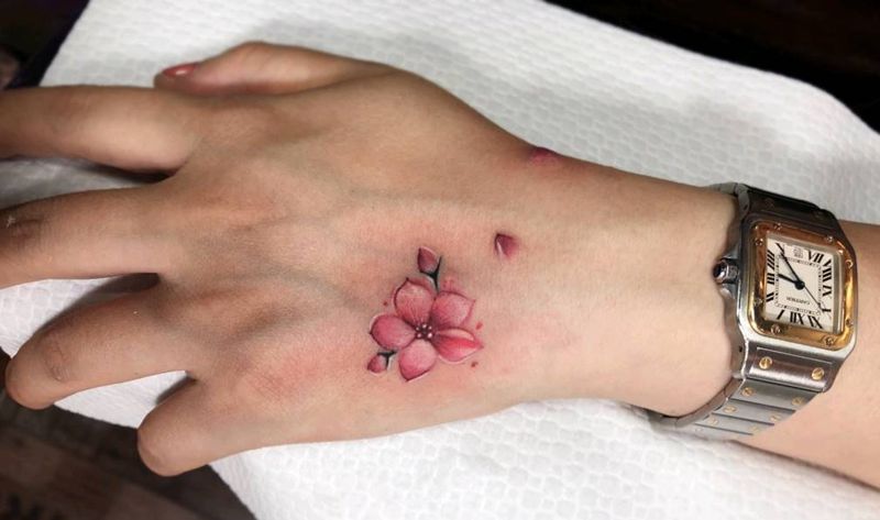 手面纹身纹身图片_手部纹身图案