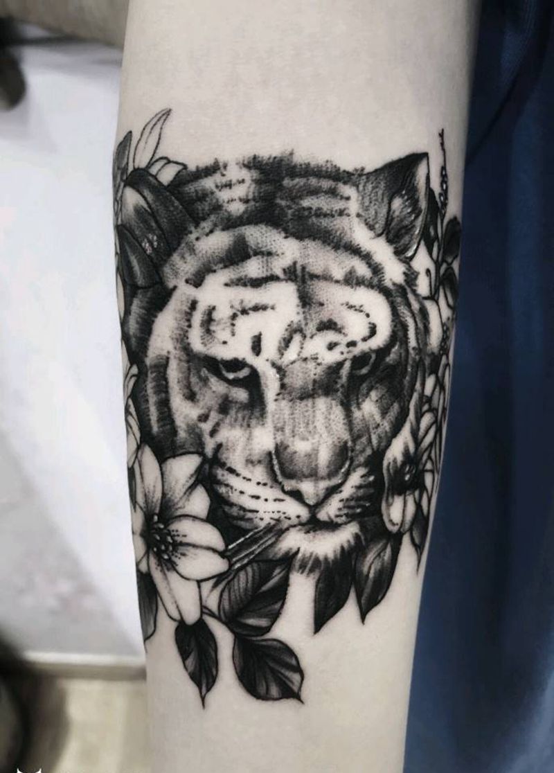 老虎纹身纹身图片