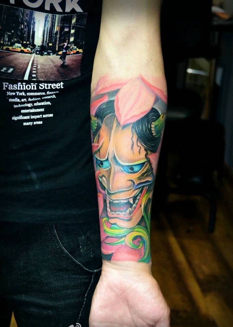 般若 包小臂纹身图片