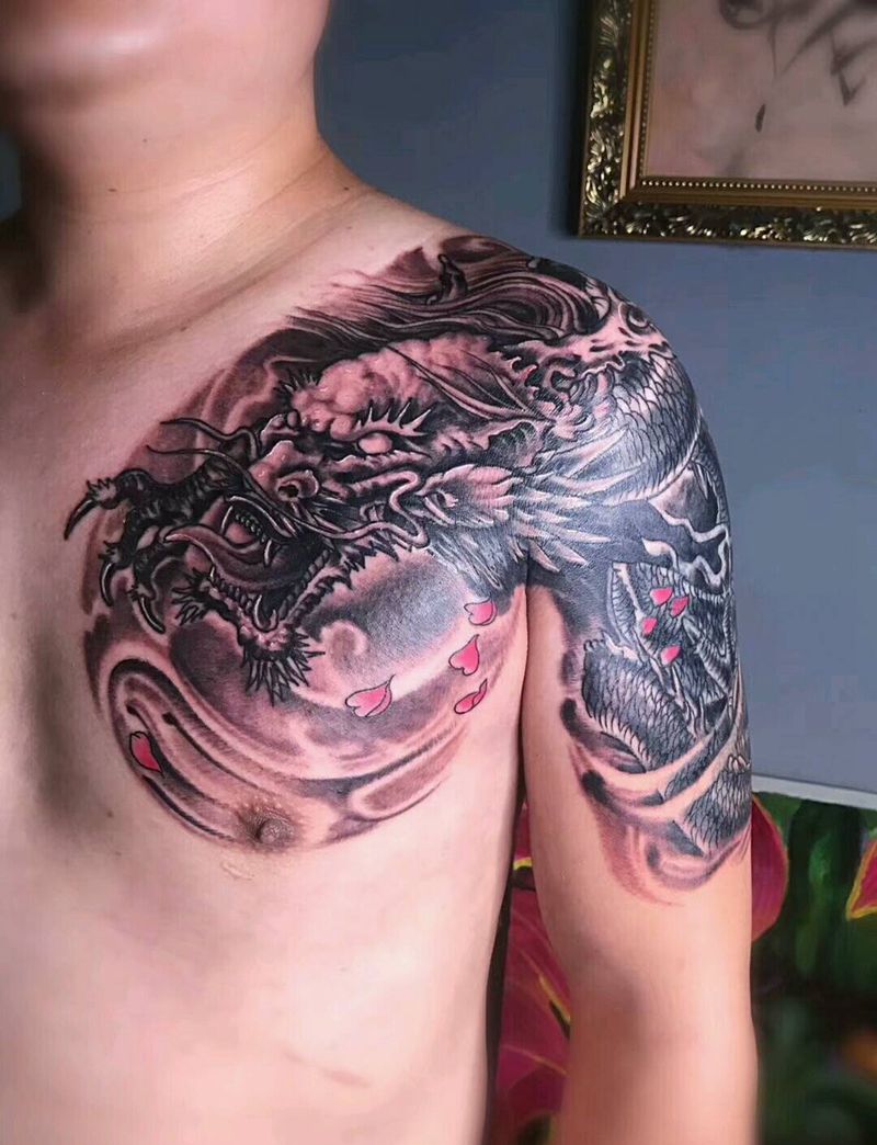 半甲纹身纹身图片