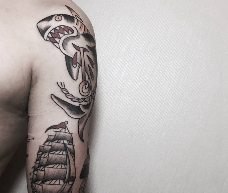 old school纹身图片