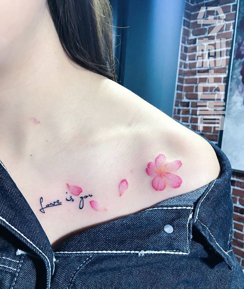 唯美主义纹身图片_清新纹身图案