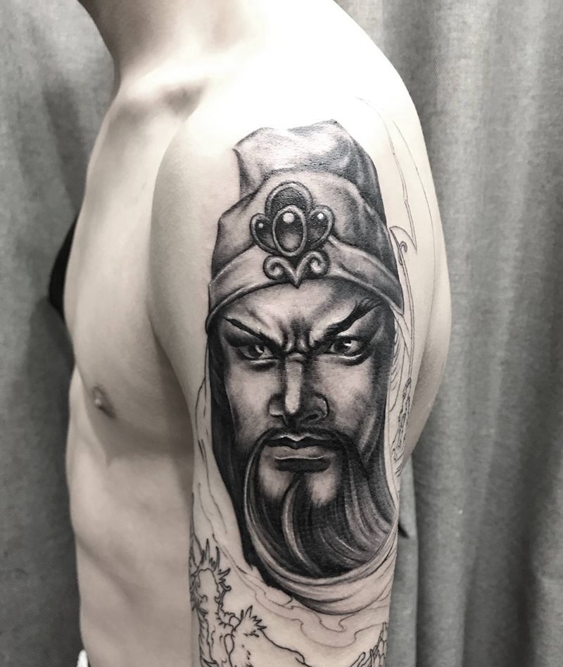 关公,未完待续纹身图片_手臂纹身图案