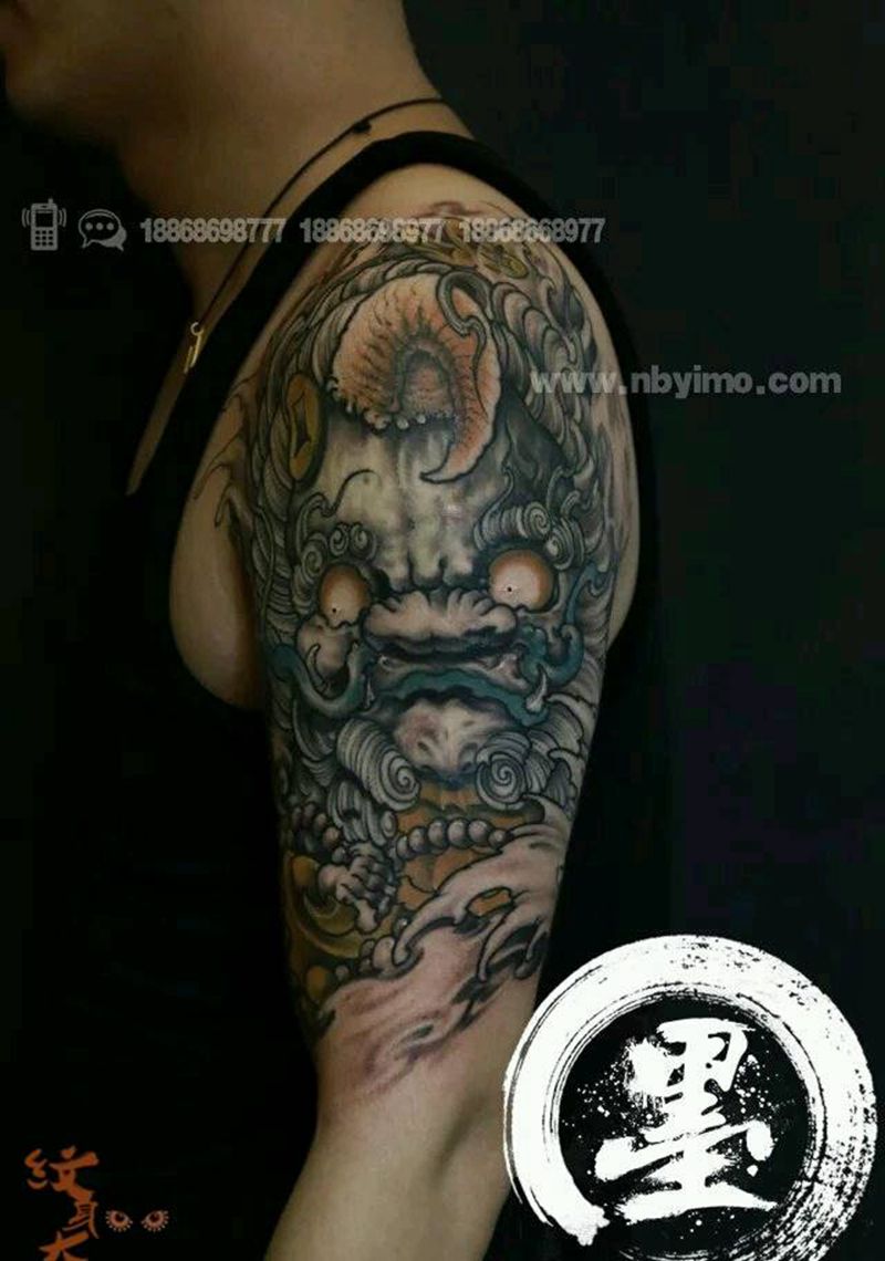 彩色作品纹身图片