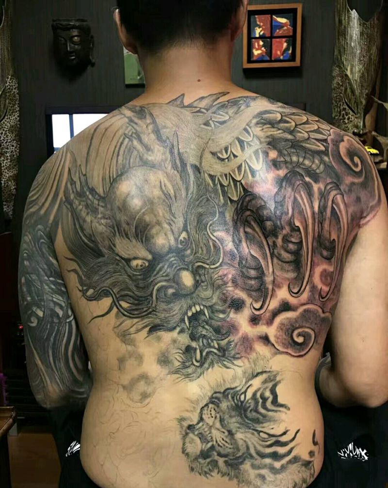 龙魂纹身图片