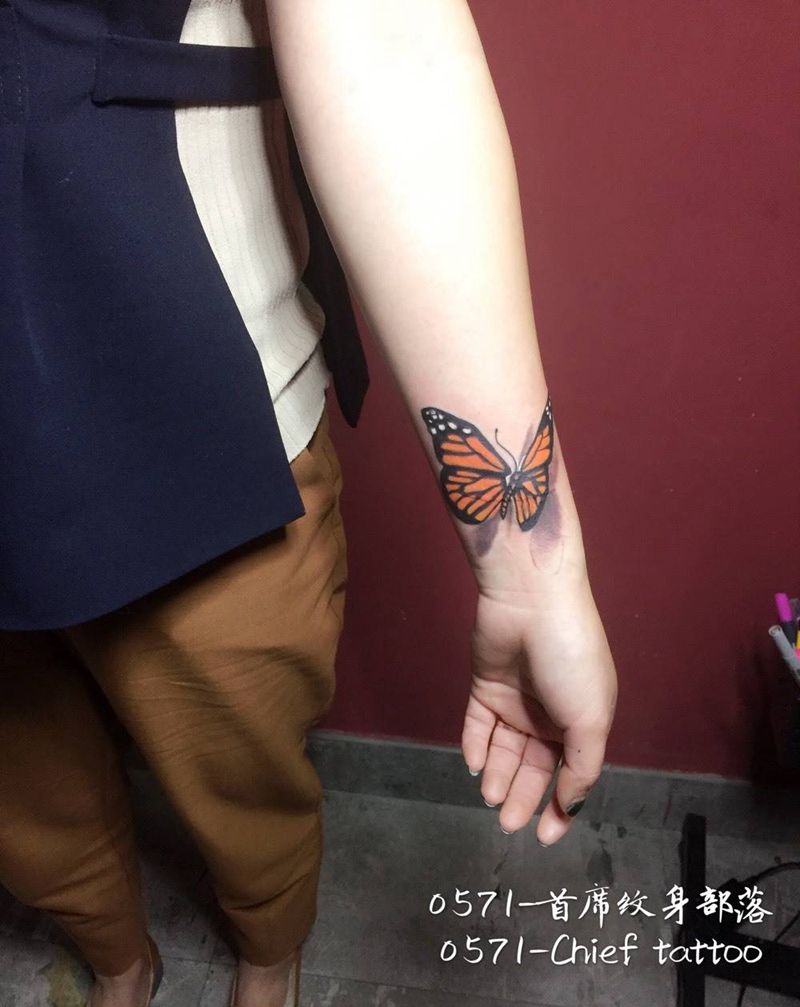 蝴蝶纹身图片