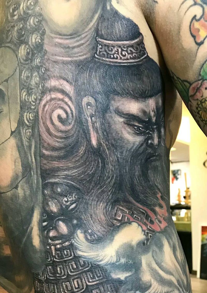 曹操纹身图片