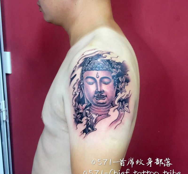 佛纹身图片