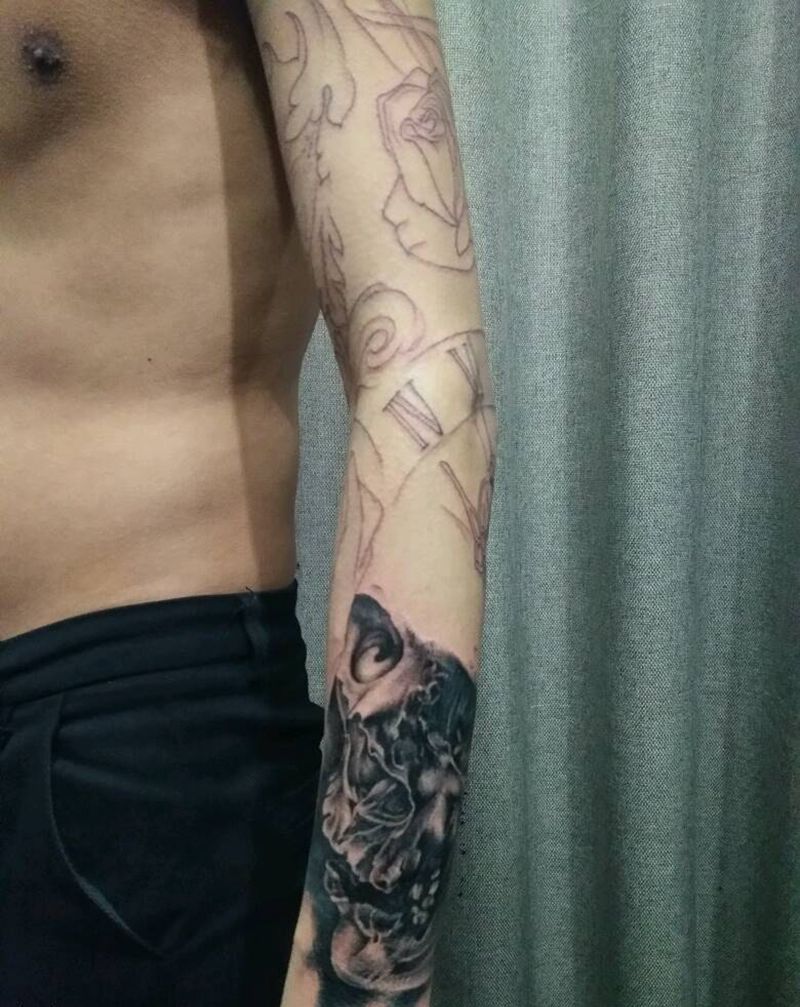 未完待续纹身图片