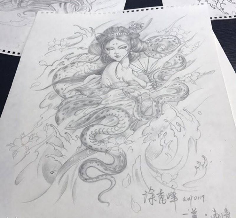 此稿无主，火速约起纹身图片