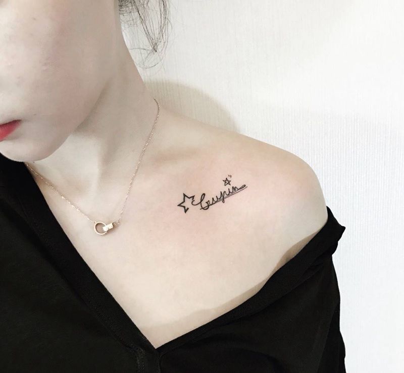 小清新纹身图片