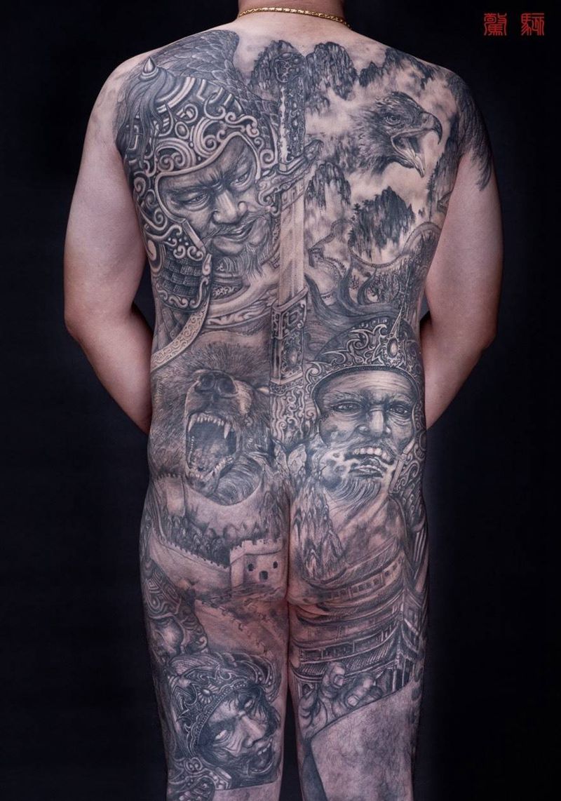 英雄纹身图片