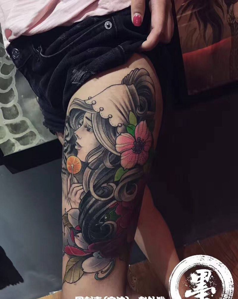 遮盖作品纹身图片