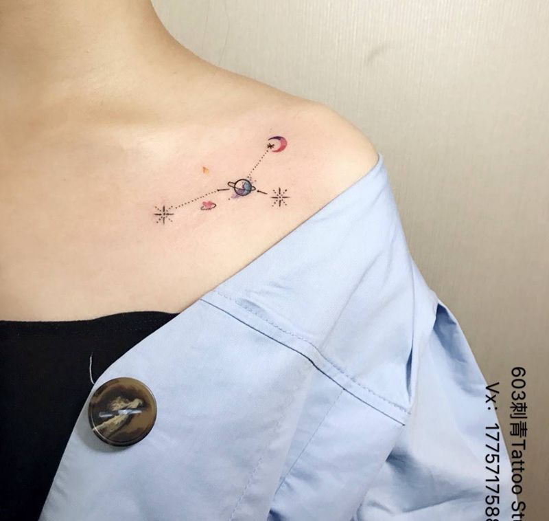 小清新纹身图片