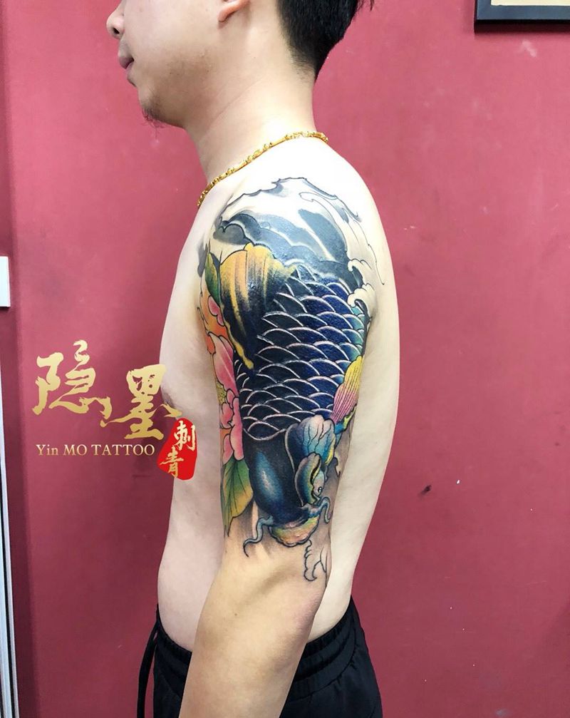 包大臂，遮盖纹身图片