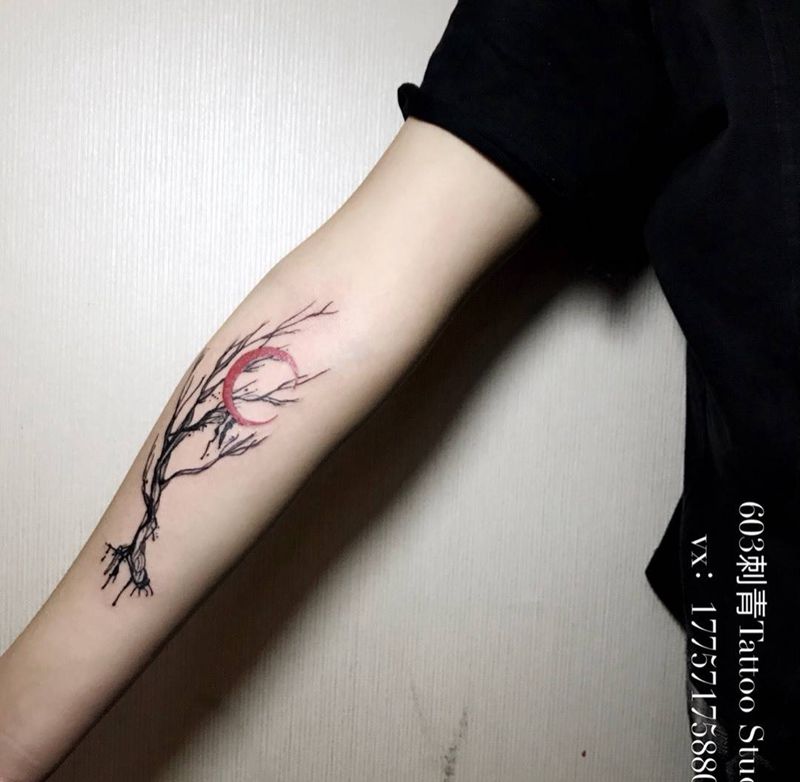 树纹身图片