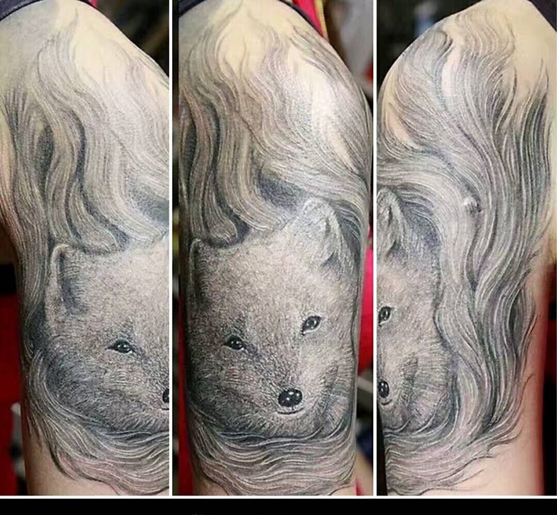 狐狸纹身图片