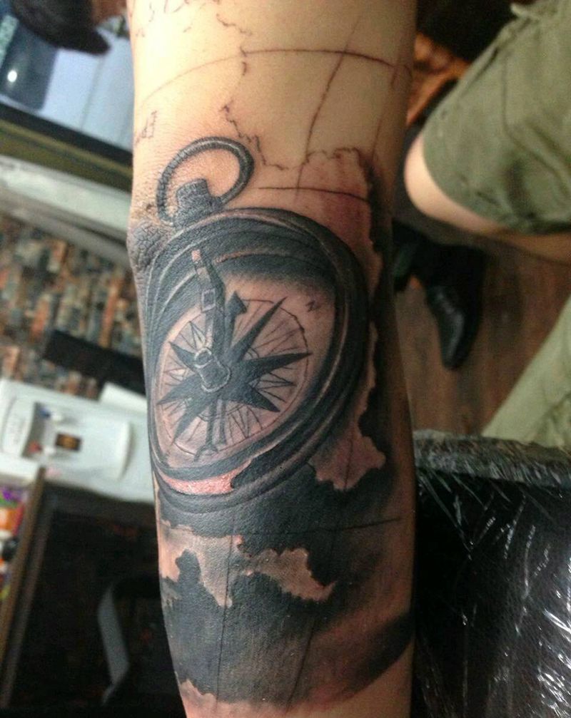 花臂(未完待续)纹身图片_手臂欧美肖像写实几何人物静物宗教原创纹身图案