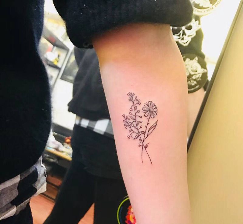 小清新纹身图片