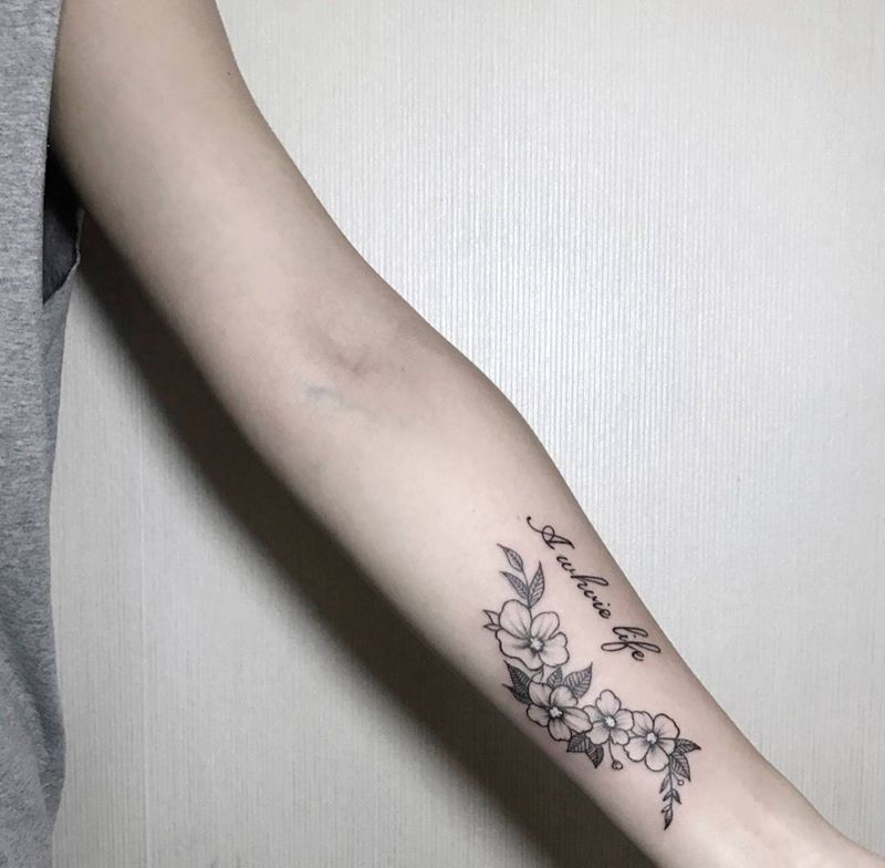 小清新纹身图片