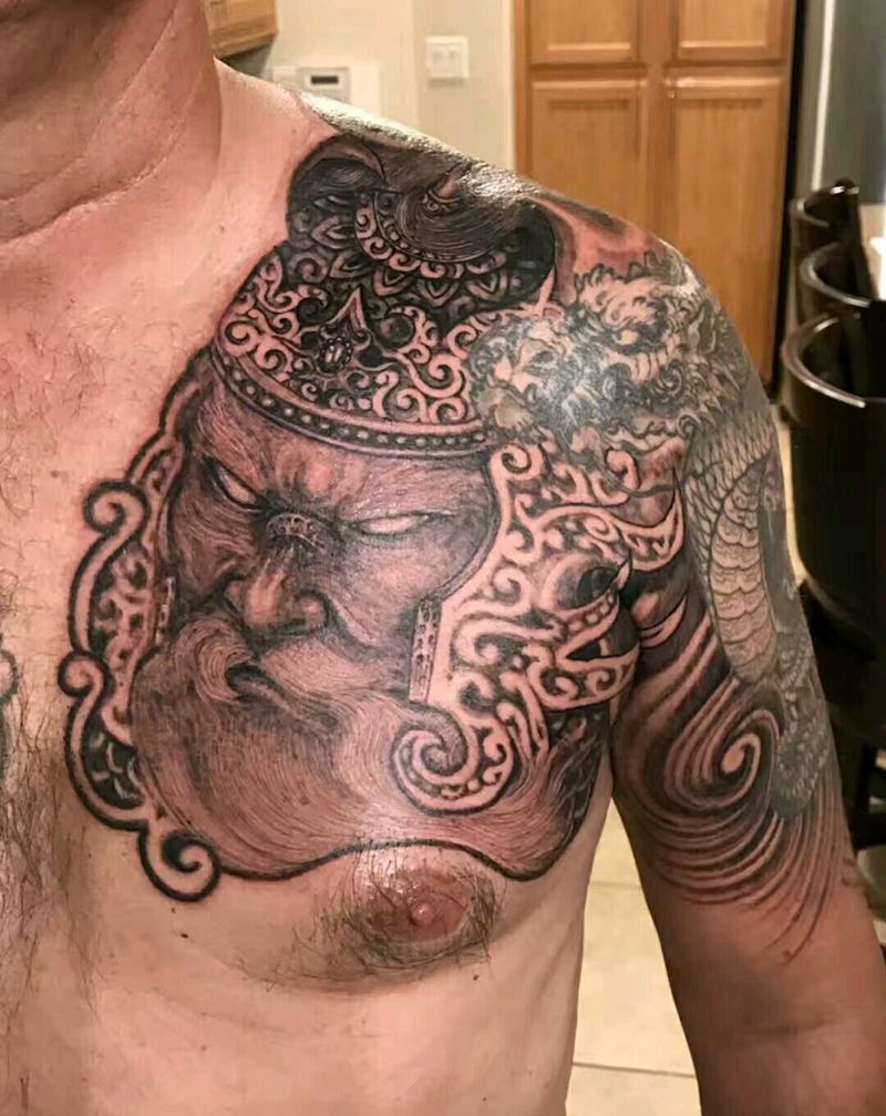 老将军纹身图片