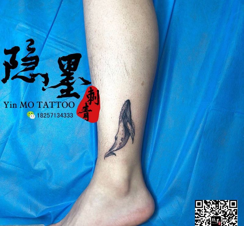 鲸鱼纹身图片