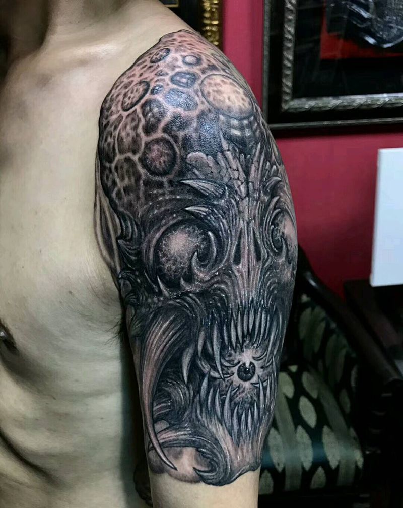 魔幻纹身图片_手臂纹身图案