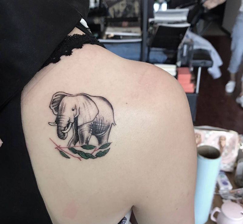 小象纹身图片