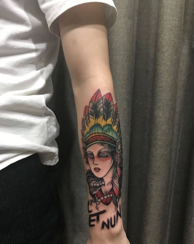 school纹身图片_手臂New School纹身图案