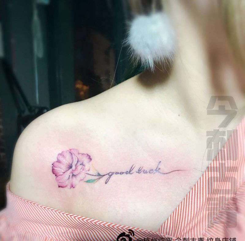 春暖花开纹身图片_清新植物花臂女神纹身图案