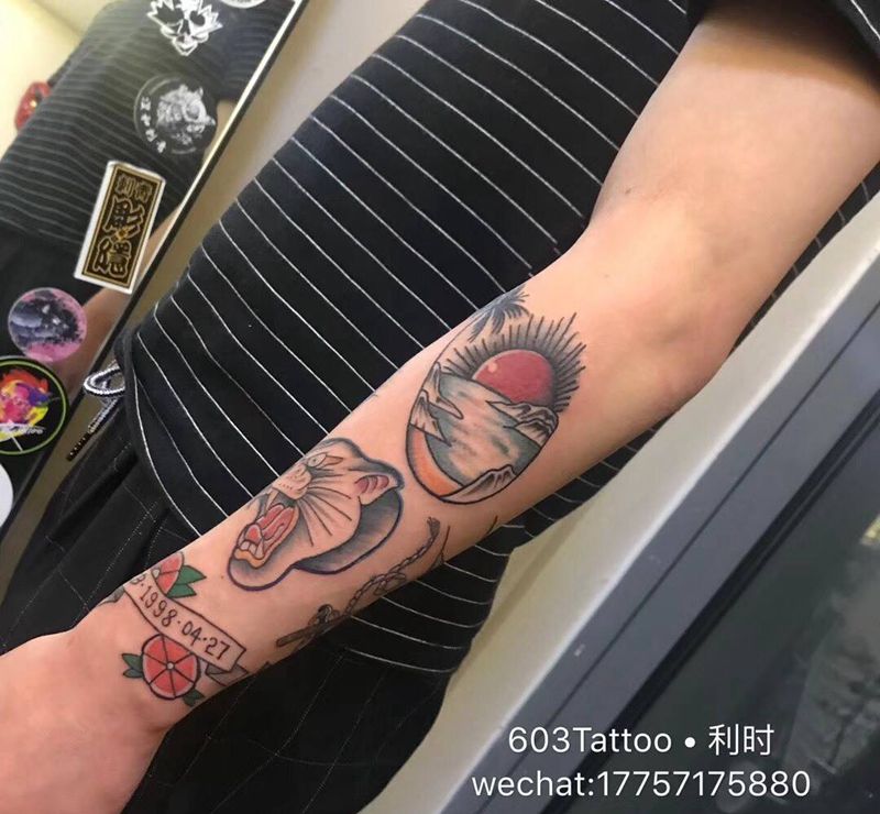 old school纹身图片