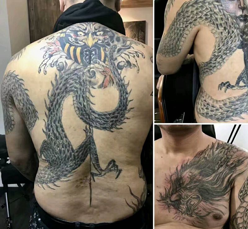 信仰纹身图片_肩部胸部背部手臂原创纹身图案