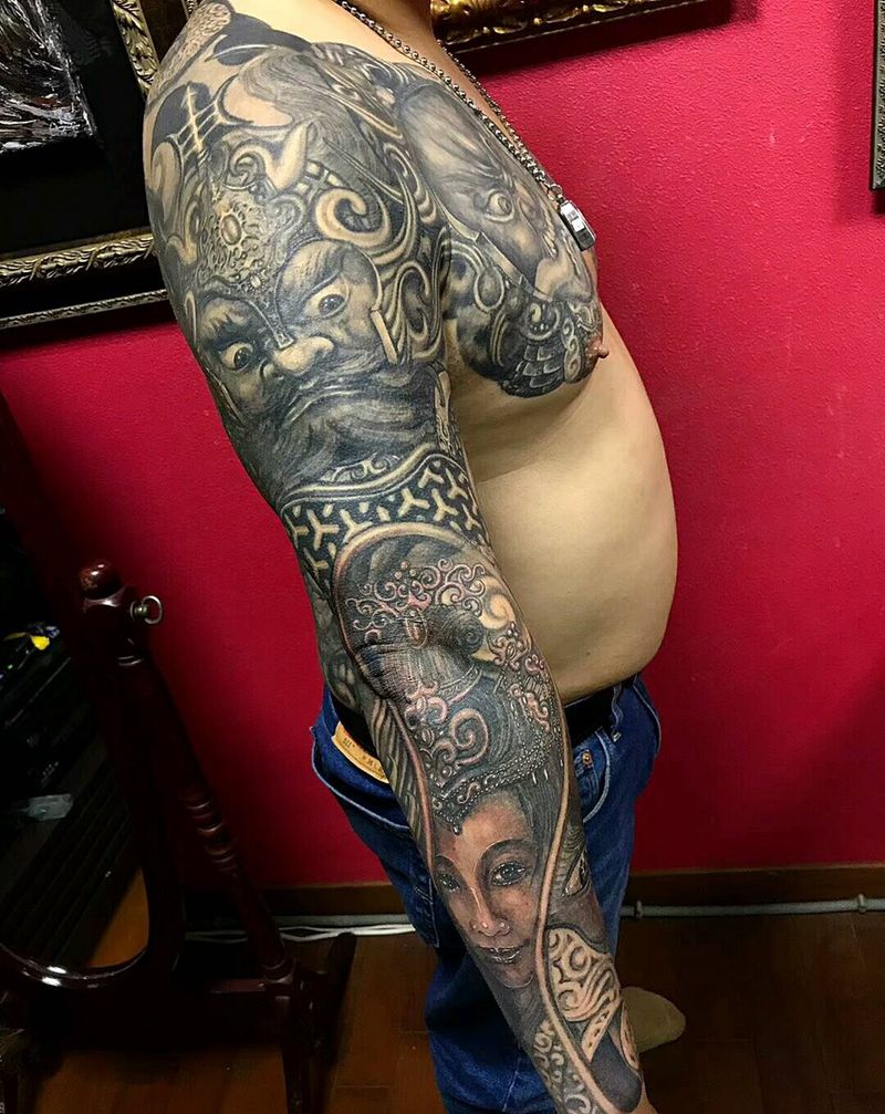 永恒纹身图片_手臂纹身图案